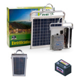  Eletrificador Solar Cerca Rural 50km 1,3 Joule Bateria Zebu
