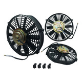 Eletro Ventilador Ar Condicionado Universal 10 Polegadas 12v