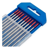 Eletrodo Tungstênio Solda Tig Ponta Vermelha 3.2mm 1/8
