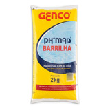 Elevador De Ph Granulado Genco + Barrilha 2kg Para Piscina