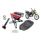 Eliminador De Rabeta Fixo Yamaha Crosser 150 C/ Lanterna Led