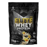 Elite Pro Whey Protein Concentr 80% 1kg - Soldiers Nutrition Sabor Baunilha