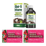 Elixir & Inhame 500ml Depurativo Sangue + Sabo Rosa Mosqueta