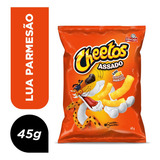 Elma Chips Cheetos Sabor Parmesão Salgadinho De Milho Lua Queijo Pacote 45g