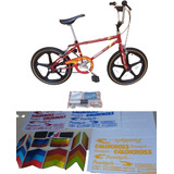 Em Silk - Adesivos Caloi Cross Freestyle Nylon Extra Light