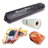 Embaladora Alimento A Vácuo + Rolo Promoçao Selagem Vertical