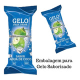 Embalagem Bopp Gelo Saborizado Drink Suco 01 Pcte Agua Coco