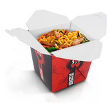 Embalagem Box Comida Oriental Chinesa Yakisoba Tam M - 100un