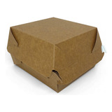 Embalagem Caixa De Hambúrguer Delivery Branca - 100 Un