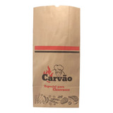 Embalagem De Papel Para Carvão Vegetal Pequena 2 Kg - 100 Un