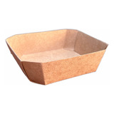 Embalagem Kraft P2 200uni Lanches / Porções / Doces / Festas
