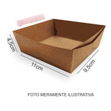 Embalagem Lanches Porções Doces-kraft P3 300uni 