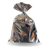 Embalagem Saco Para Presente Metalizado 25x37 C/ 100 Unid