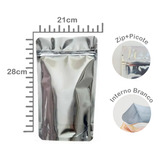 Embalagem Stand Up Pouch 21x28+5cm Lamin