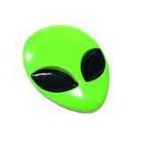 Emblema Adesivo Alien Ufo Area51 Et Ovni - Green
