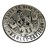 Emblema Adesivo Caveira Moto Harley Davidson
