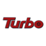 Emblema Adesivo Turbo D20 Vermelho -
