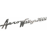 Emblema Aero Willys 2600