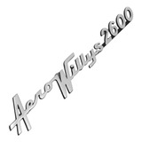 Emblema Assinatura Metal Cromado Aero Willys 2600