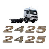 Emblema Caminhão Mb Atego 2425 Cromado