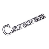 Emblema Caravan Lateral Cromado Brasão Friso Grade Opala Ss