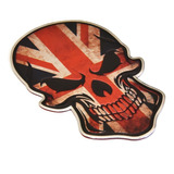 Emblema Caveira Reino Unido Acessório Moto