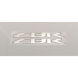 Emblema Cbr Honda Cromado Auto Adesivo Tanque Carenagem Par 