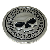 Emblema Crânio Caveira Harley Davidson Moto Carro