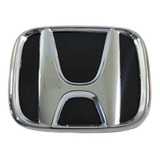 Emblema Cromado Fundo Preto Logo Honda Porta Malas 