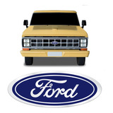 Emblema Ford Oval Da Grade F-1000 F-4000 F-600 1975 Até 1992