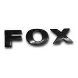 Emblema Fox Preto Black Traseiro Mala