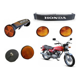 Emblema Frontal Olho Gato Cg 125 / Ml 125 83 A 89 Cromado