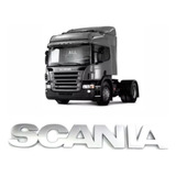 Emblema Grade Para Scania P S5 Cromado 2008 A 2012