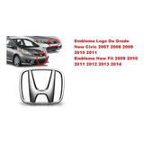 Emblema Honda Grade Radiador New Civic New Fit 07 A 13 2014