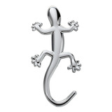 Emblema Lagarto Gecko 3d Cromado