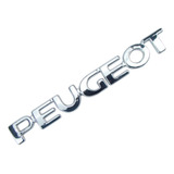 Emblema Letreiro Peugeot Porta Mala 206 207 Scapade - 2001 2002 2003 2004 2005 2006 2007 2008 2009 2010 2011 Cromado