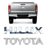 Emblema Letreiro Toyota Hilux 2005 2010 2011 A 2015 Cromado