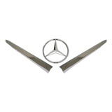 Emblema Mercedes C/ Frisos Da Grade
