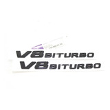 Emblema Mercedes V8 Biturbo Amg C63