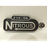 Emblema Meteoro Nitrous 210 Prata