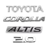 Emblema Nome Corolla Altis Toyota 2.0