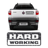 Emblema Strada Hard Working 2018/19 Adesivo