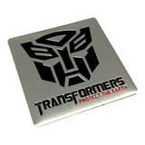 Emblema Transformers Autobots Tuning Adesivo Alumínio