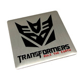 Emblema Transformers Decepticons Tuning Autocolante Alumínio