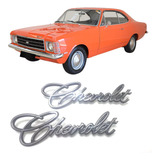 Emblemas Chevrolet Manuscrito Capo/tampa Opala/caravan 75/79
