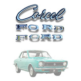 Emblemas Ford Corcel Letras 73 74