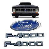 Emblemas Laterais F4000 Ford 1972- 1992 - Modelo Original