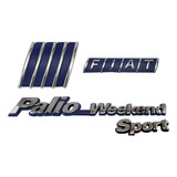 Emblemas Palio Weekend Sport Fiat Mala Fiat Capô 1996 A 2000