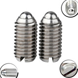 Embolo C Mola Esfera M12 Fenda Posicionador Mola Inox 10 Pcs