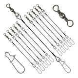 Empate De Aço Flexivel Leader Para Traira 25cm - 10pçs